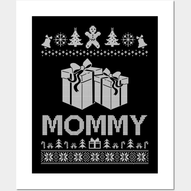 Matching Christmas , Family Christmas Daddy, Mommy, Daughter, Son, Aunt, Uncle, Grandpa, Grandma Wall Art by SloanCainm9cmi